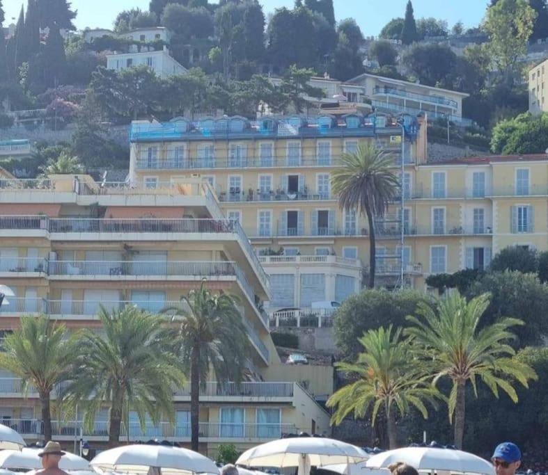 Le Garavan, Superbe Studio Vue Mer Et Vieux 芒通 外观 照片