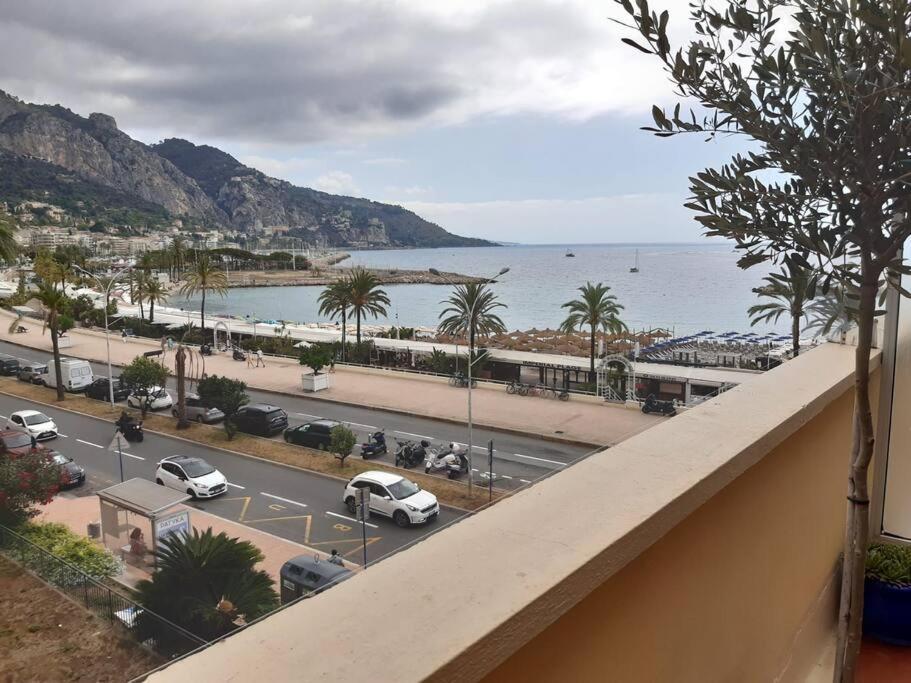 Le Garavan, Superbe Studio Vue Mer Et Vieux 芒通 外观 照片